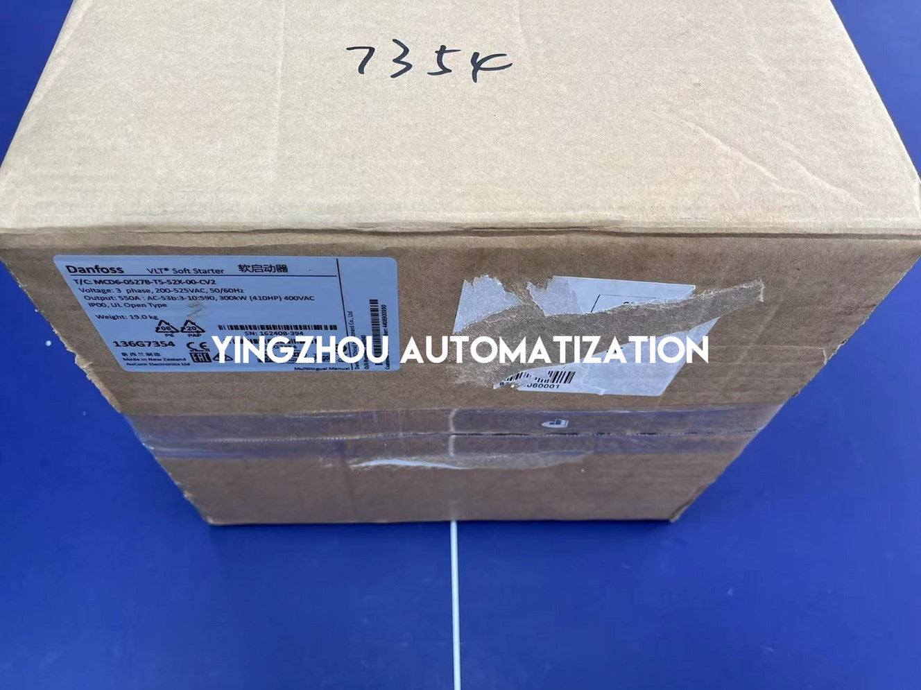 Danfoss 136G7354 VLT Soft Starter MCD 600 Series MCD60527BT5S2X00CV2 200-525VAC 3PH 527A-YingZhou Automatization