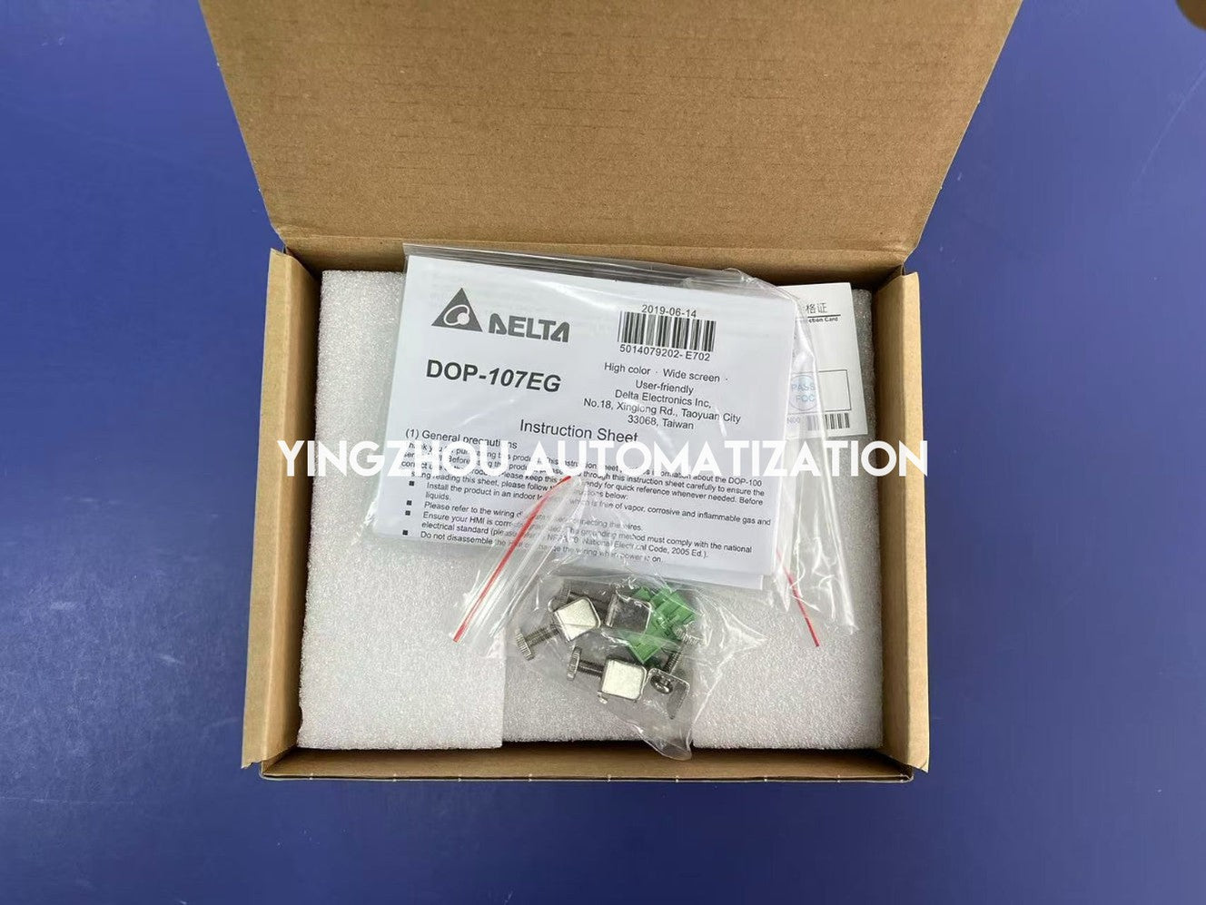 Delta DOP-100 Series HMI Touch Screen DOP-107EG 7inch-YingZhou Automatization