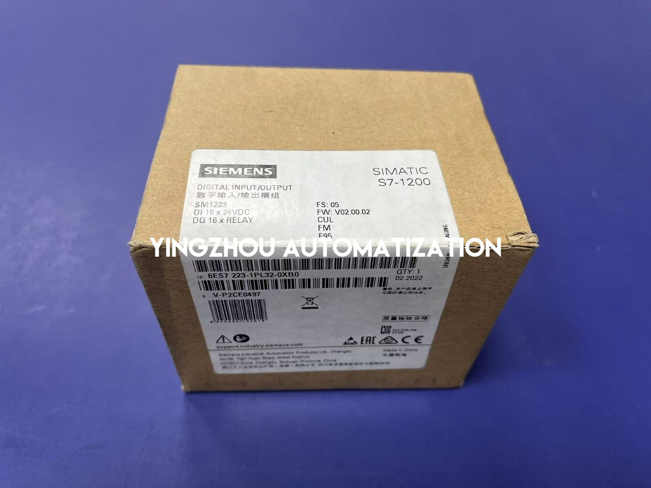Siemens SIMATIC S7-1200 6ES7223-1PL32-0XB0 Analog Input PLC Digital Input Output (I/O) Module-YingZhou Automatization