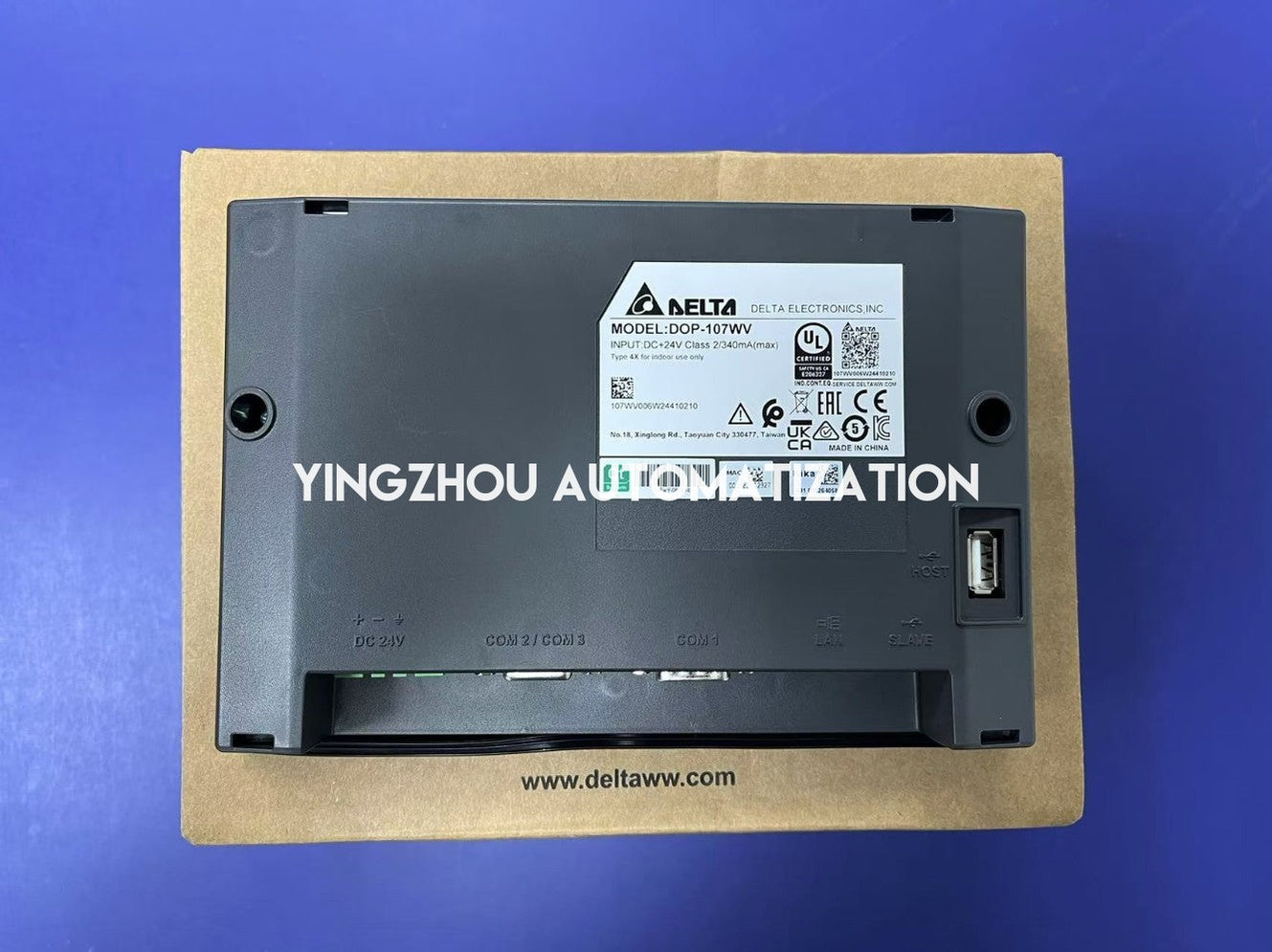 Delta DOP-100 Series HMI Touch Screen DOP-107WV 7inch High Color High Resolut-YingZhou Automatization
