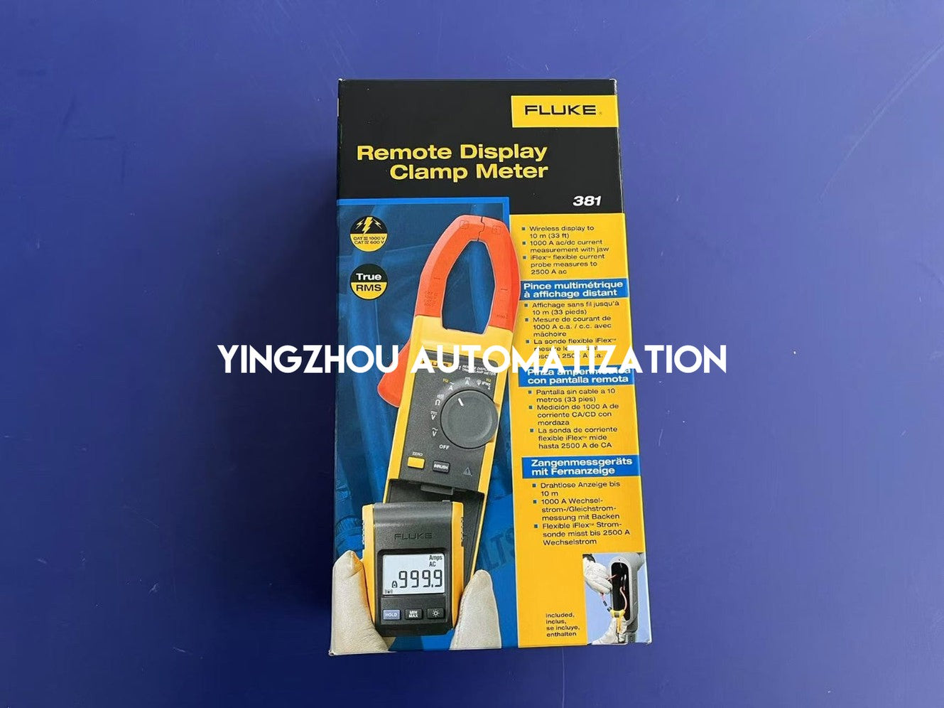 Fluke 381 Remote Display True RMS AC/DC Clamp Meter with iFlex®-YingZhou Automatization