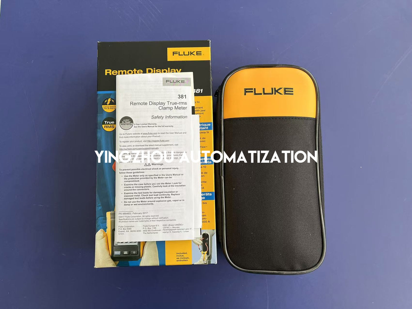 Fluke 381 Remote Display True RMS AC/DC Clamp Meter with iFlex®-YingZhou Automatization
