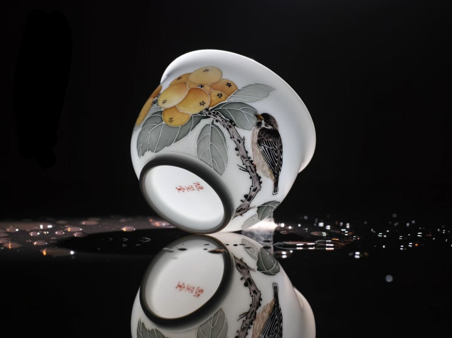 China liling underglaze porcelain hand-held cup: the perfect combination of art and utility inherited for thousands of years