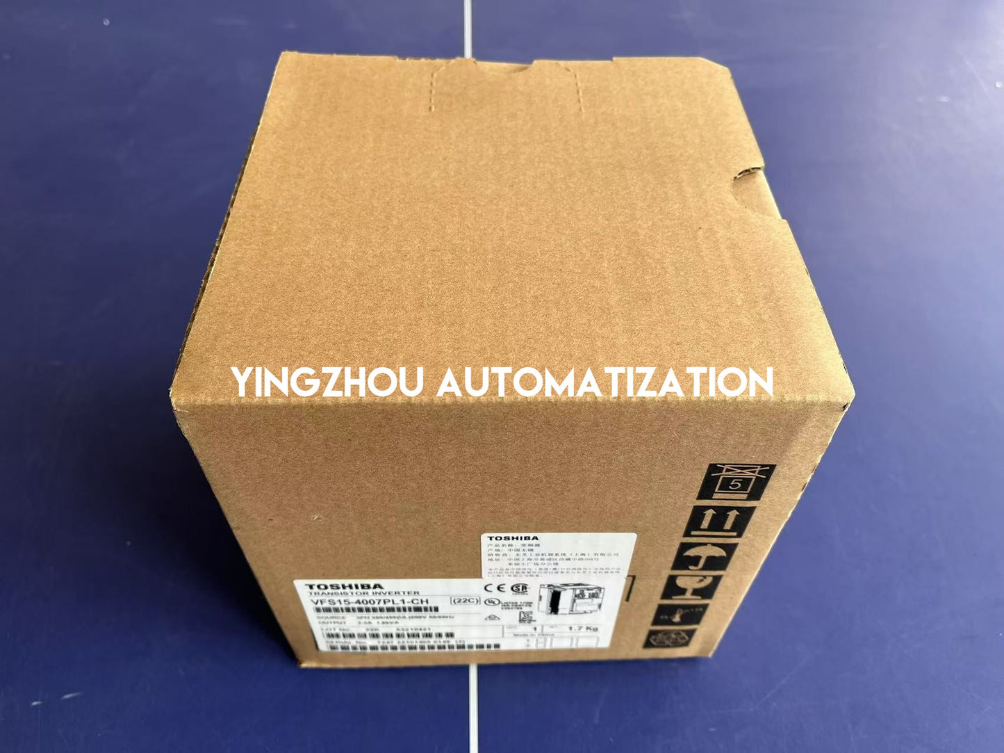 TOSHIBA VFD TOSVERT-S15 Series Frequency Inverter VFS15-4007PL1-CH 0.75KW 3HP 380VAC 2.3A