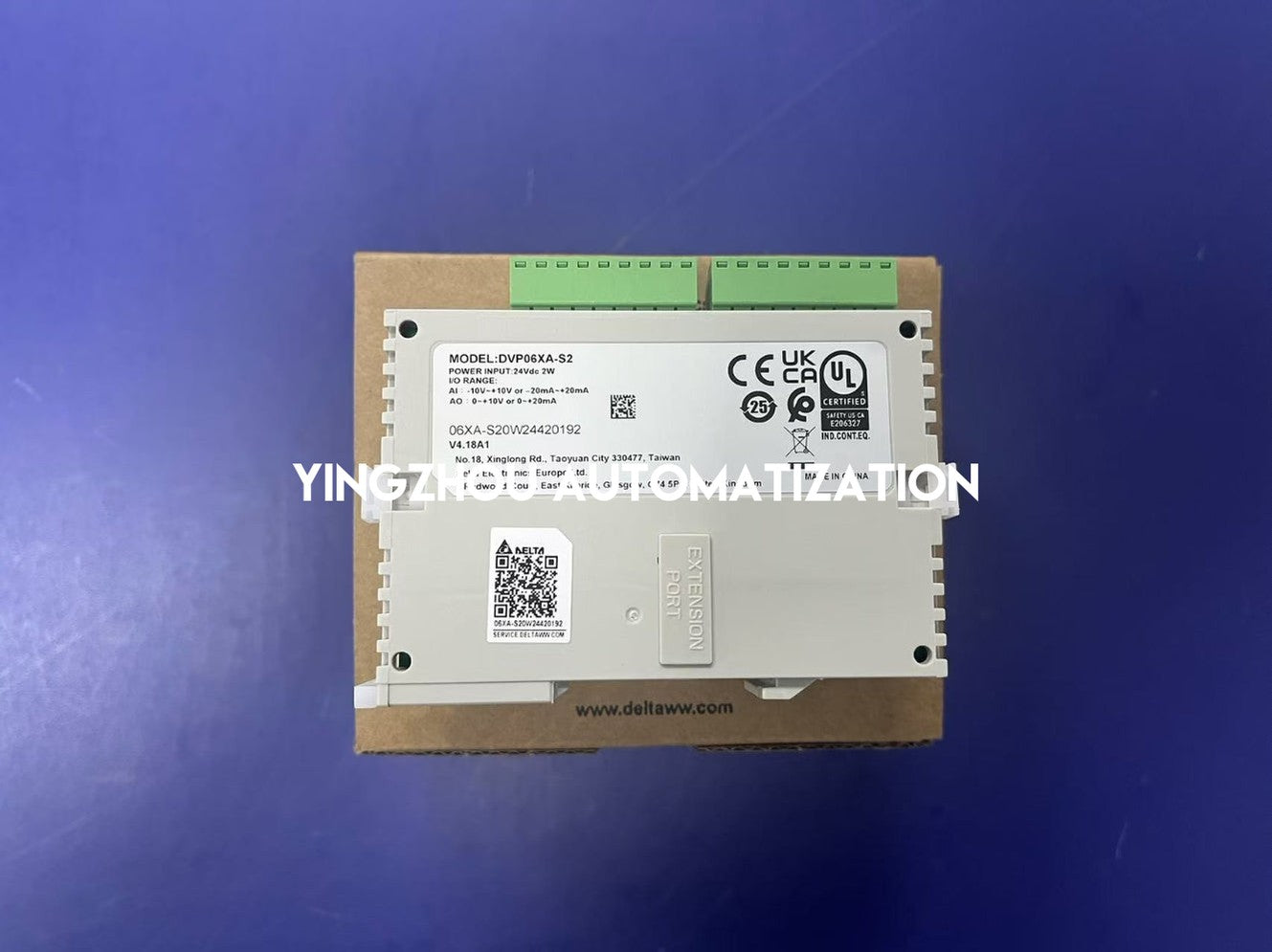 Delta DVP-S Series DVP06XA-S2 PLC Input Output (I/O) Module