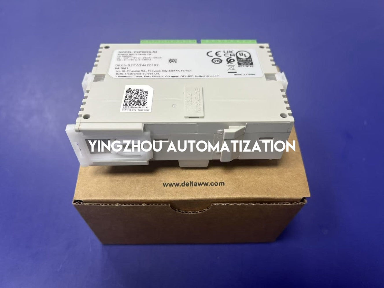Delta DVP-S Series DVP06XA-S2 PLC Input Output (I/O) Module