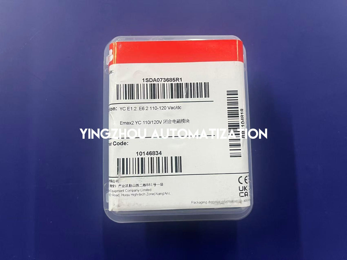 ABB 1SDA073685R1 Emax 2 YC 110-120V AC/DC Closing Coil for E1.2-E6.2-YingZhou Automatization