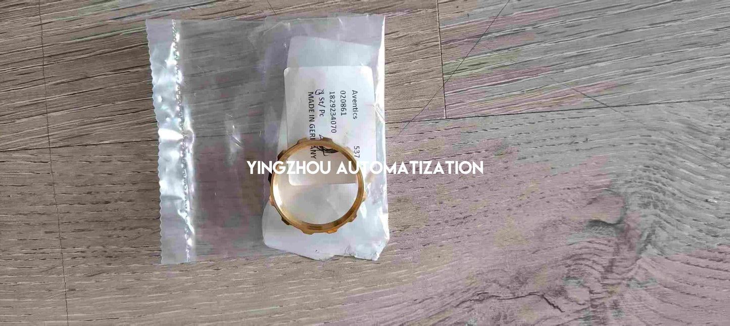 AVENTICS 1829234070 Panel Nut - Series AS-MBR-W06, M30x1.5, Brass-YingZhou Automatization