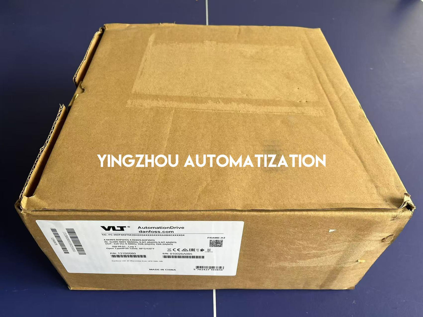 Danfoss 131B0080 FC-302P4K0T5E20H2XGXXXXSXXXXAXBXCXXXXDX VLT AutomationDrive | 4.0kW 380-500V Frequency Inverter | Brand New Original-YingZhou Automatization