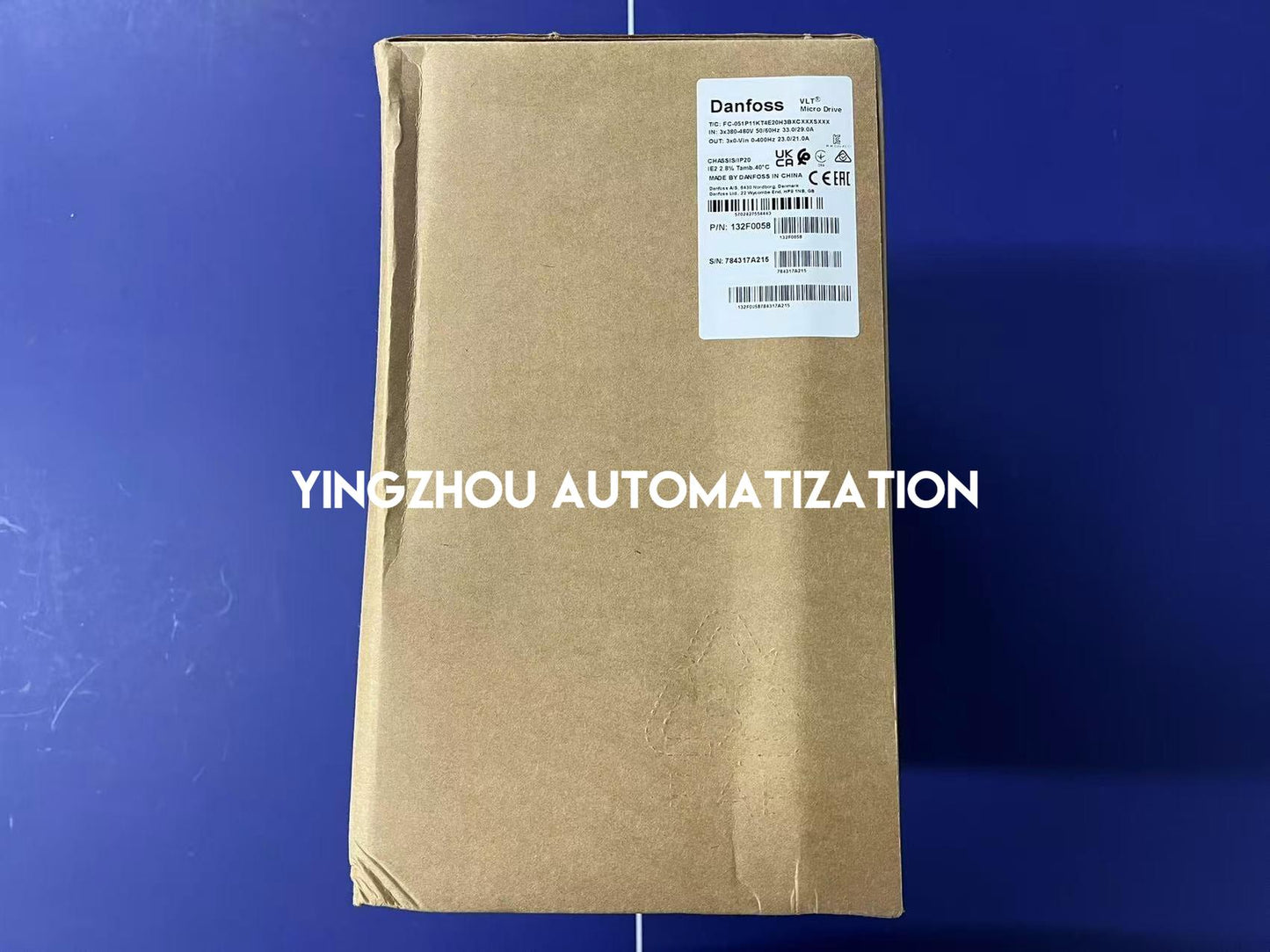 Danfoss 132F0058 Frequency Inverter VLT® Micro Drive FC-051P11KT4E20H3BXCXXXSXXX 11KW/15HP 3PH 380-480VAC IP20 VFD-YingZhou Automatization