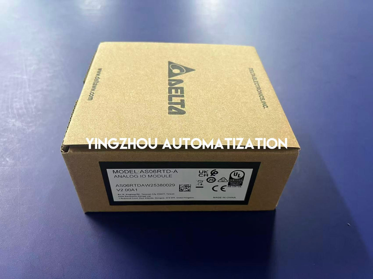 Delta AS06RTD-A AS Series Temperature Measurement Module | 6-Channel RTD Input Expansion Unit | Brand New Original-YingZhou Automatization