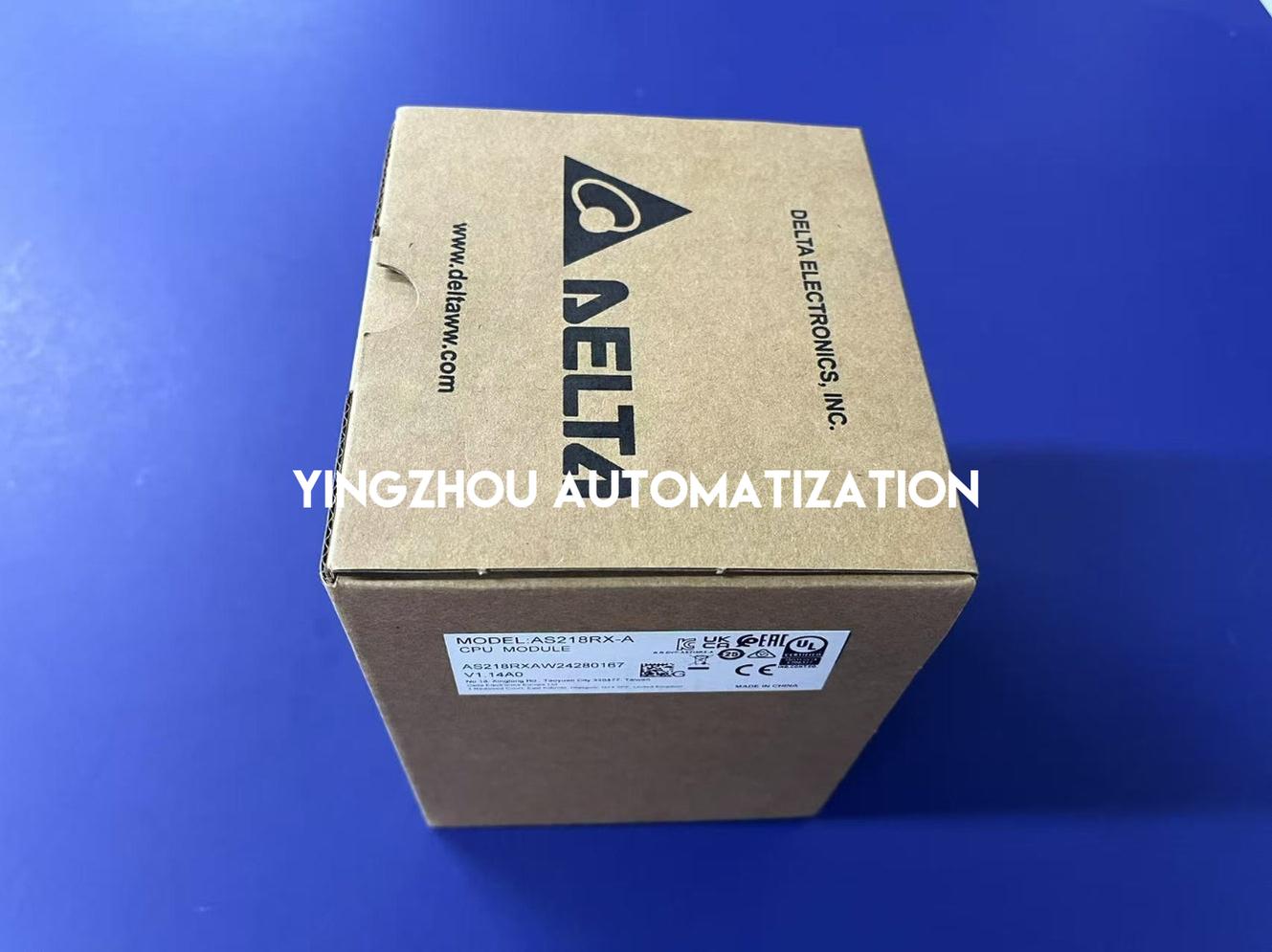 Delta AS218RX-A AS Series PLC Controller | 18-Point CPU Unit (10 DI / 8 Relay DO) | Brand New Original-YingZhou Automatization