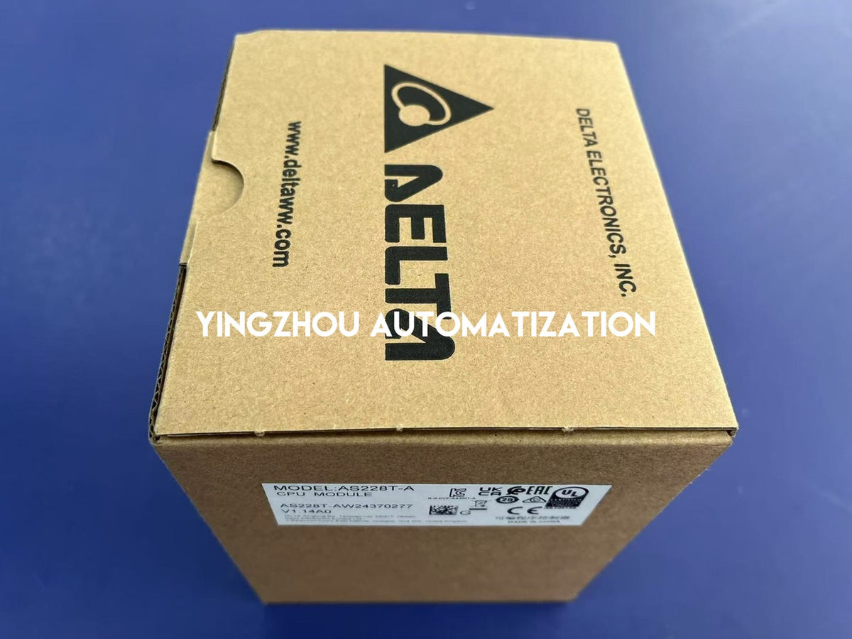 Delta AS228T-A AS Series Modular PLC Controller | 28-Point Central Processing Unit with Transistor Outputs & AC Power | Brand New Original-YingZhou Automatization