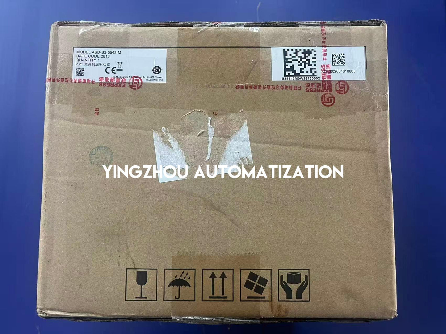 Delta ASD-B3-5543-M Servo Drive | ASDA-B3 Series, 5.5kW, 400V, Industrial High-Power Motion Control, Brand New Original-YingZhou Automatization