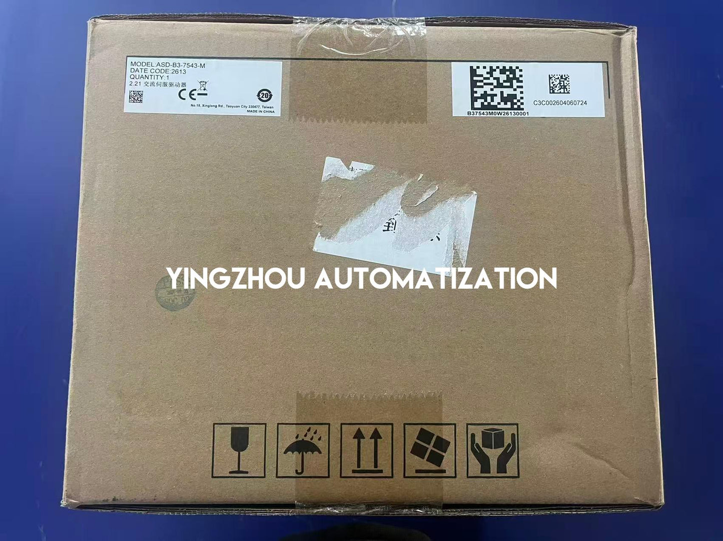 Delta ASD-B3-7543-M Servo Drive | ASDA-B3 Series, 7.5kW, 400V, High-Performance Industrial AC Servo, Brand New Original-YingZhou Automatization