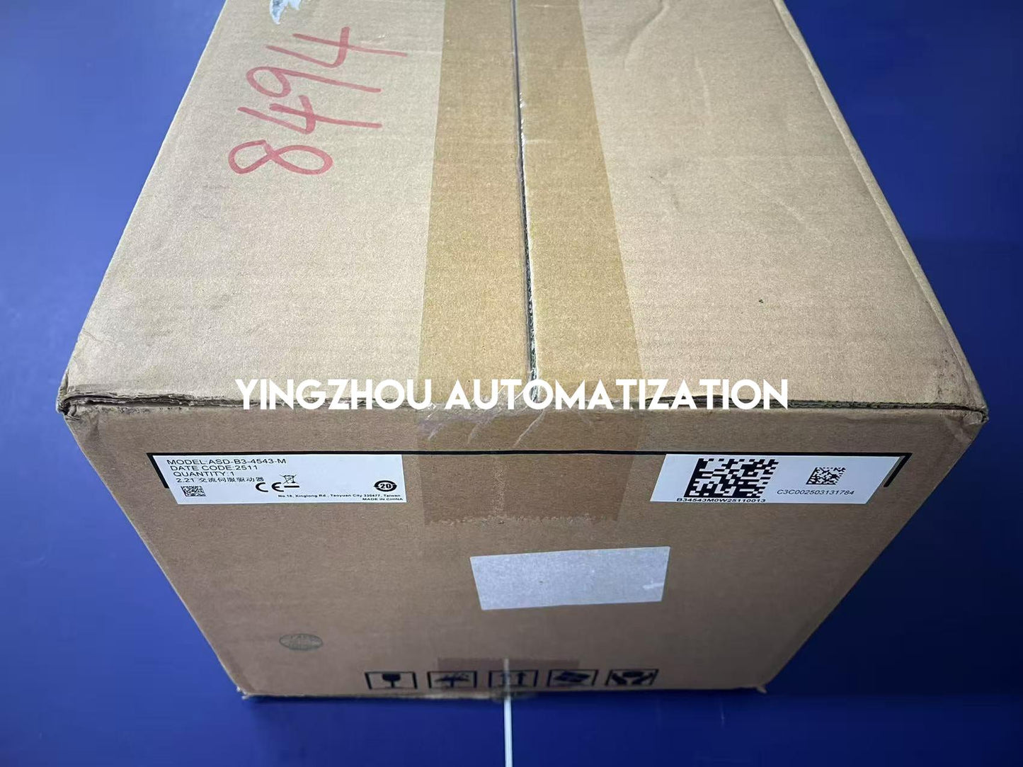 Delta B3 Series AC Servo Drive ASD-B3-4543-M 4.5KW 380-440V 12A 3PH EtherCAT Bus Interface-YingZhou Automatization