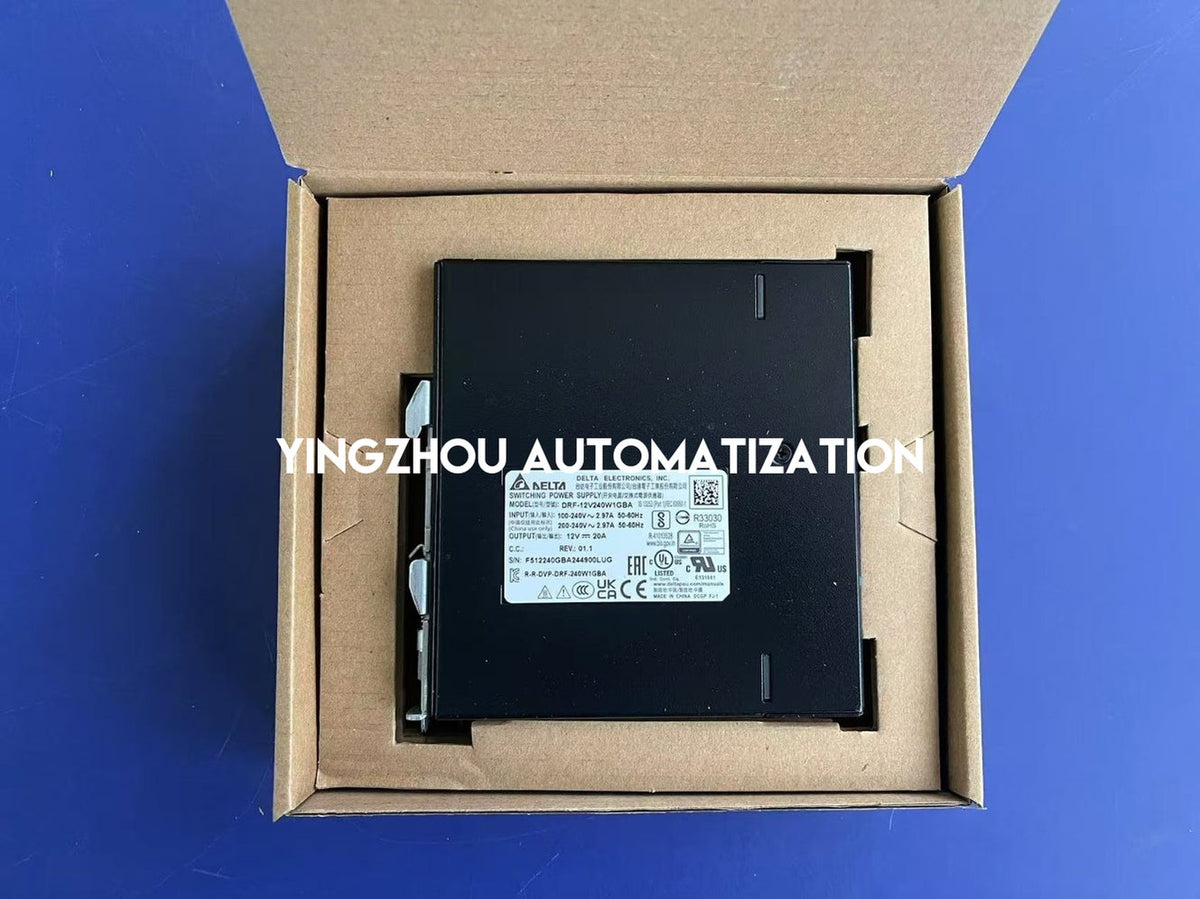 Delta DRF-12V240W1GBA FORCE-GT DIN Rail Switching Power Supply 12V 20A 240W-YingZhou Automatization