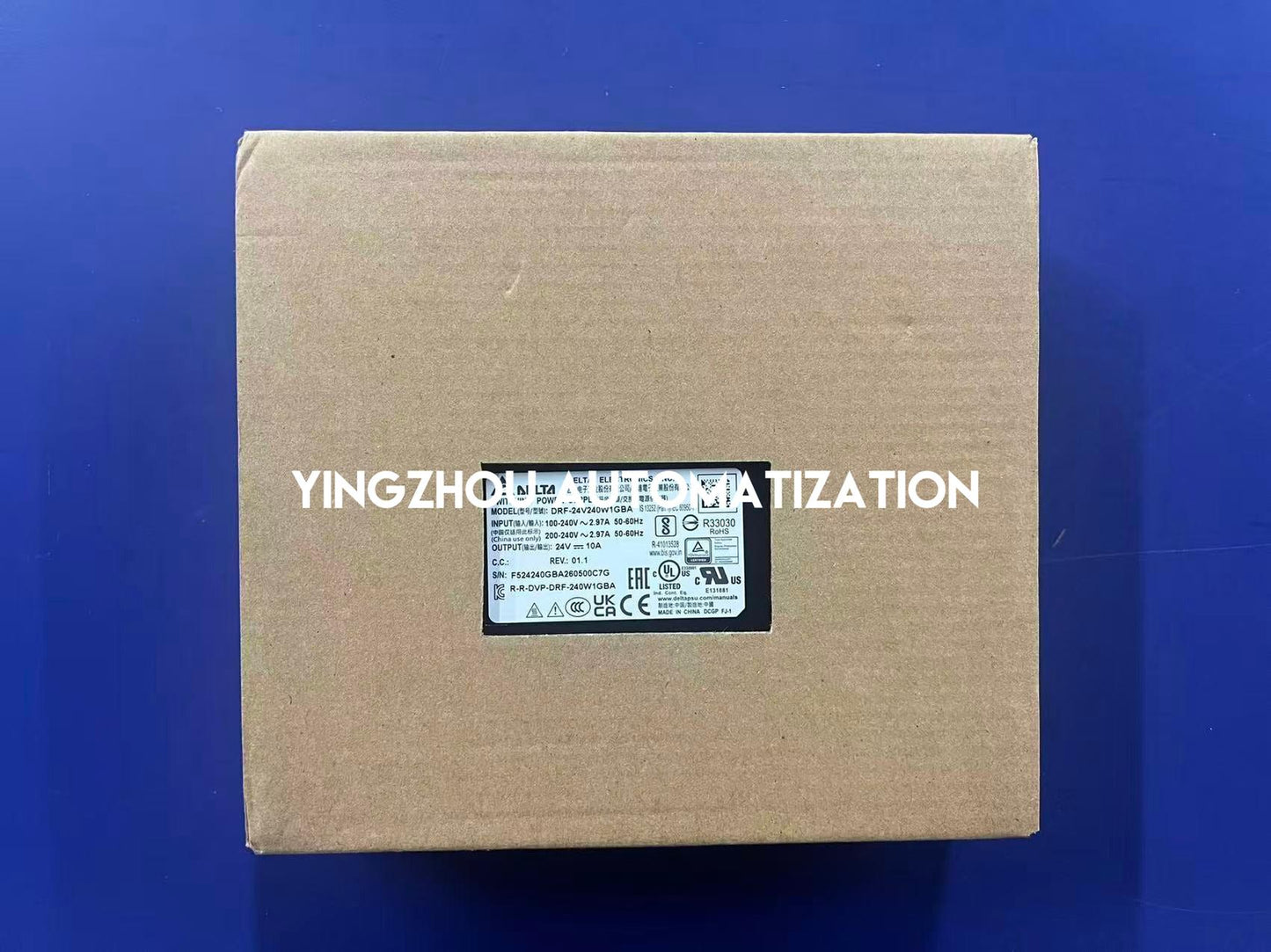 Delta DRF-24V240W1GBA CliQ II Series DIN Rail Power Supply | 24V 10A 240W Single Phase Industrial PSU | Brand New Original-YingZhou Automatization