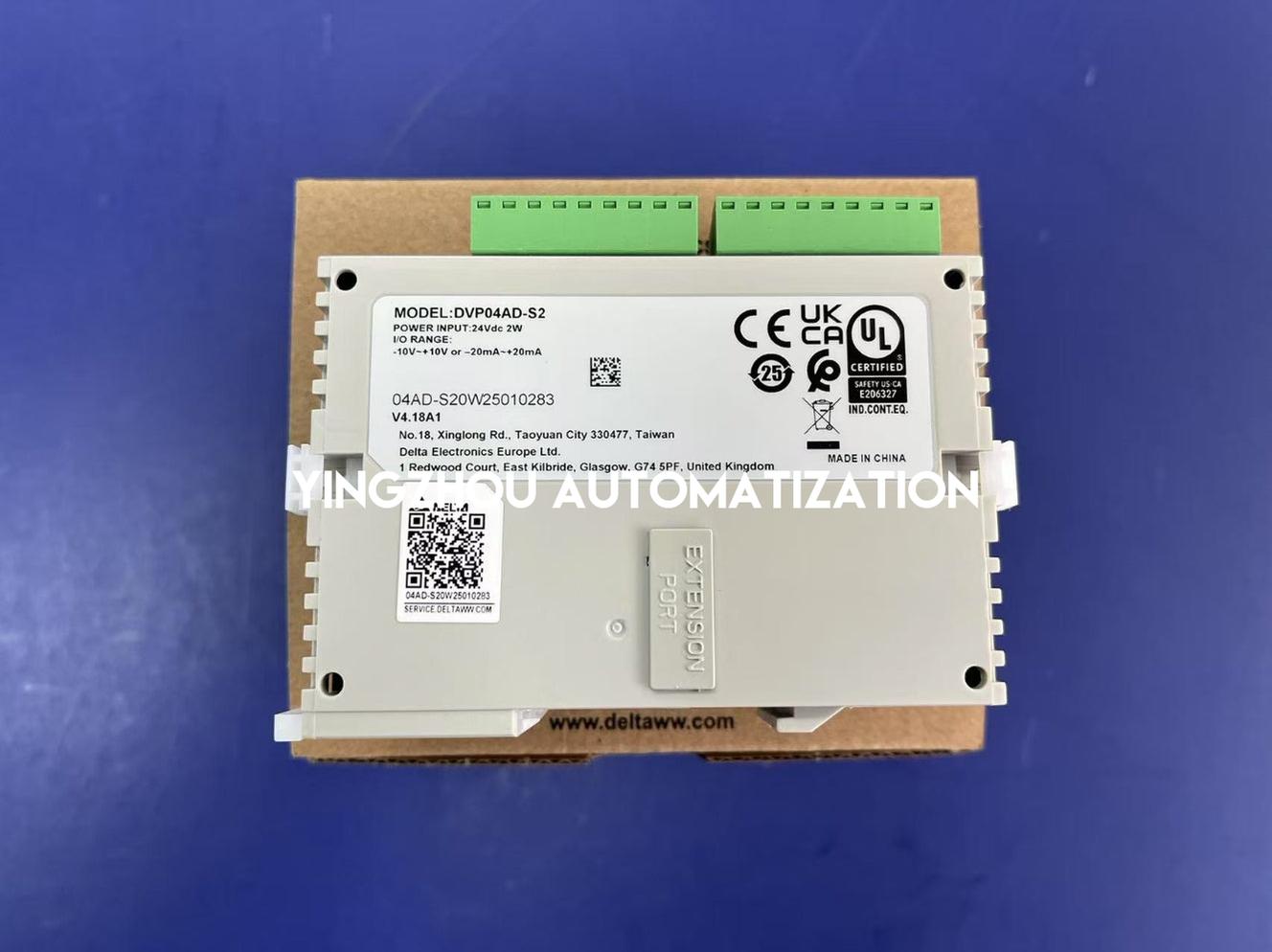 Delta DVP-S Series DVP04AD-S2 PLC Analog Input Module-YingZhou Automatization