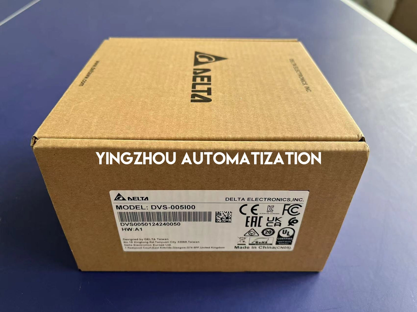Delta DVS-005I00 DVS Series Industrial Unmanaged Ethernet Switch | 5-Port 10/100Mbps DIN-Rail Unit | Brand New Original-YingZhou Automatization