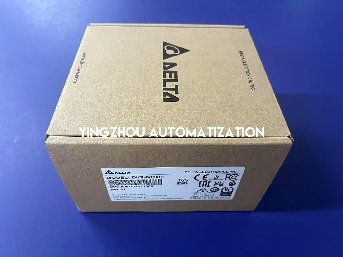 Delta DVS-008I00 DVS Series Industrial Ethernet Switch | 8-Port Unmanaged Fast Ethernet DIN-Rail PSU | Brand New Original-YingZhou Automatization