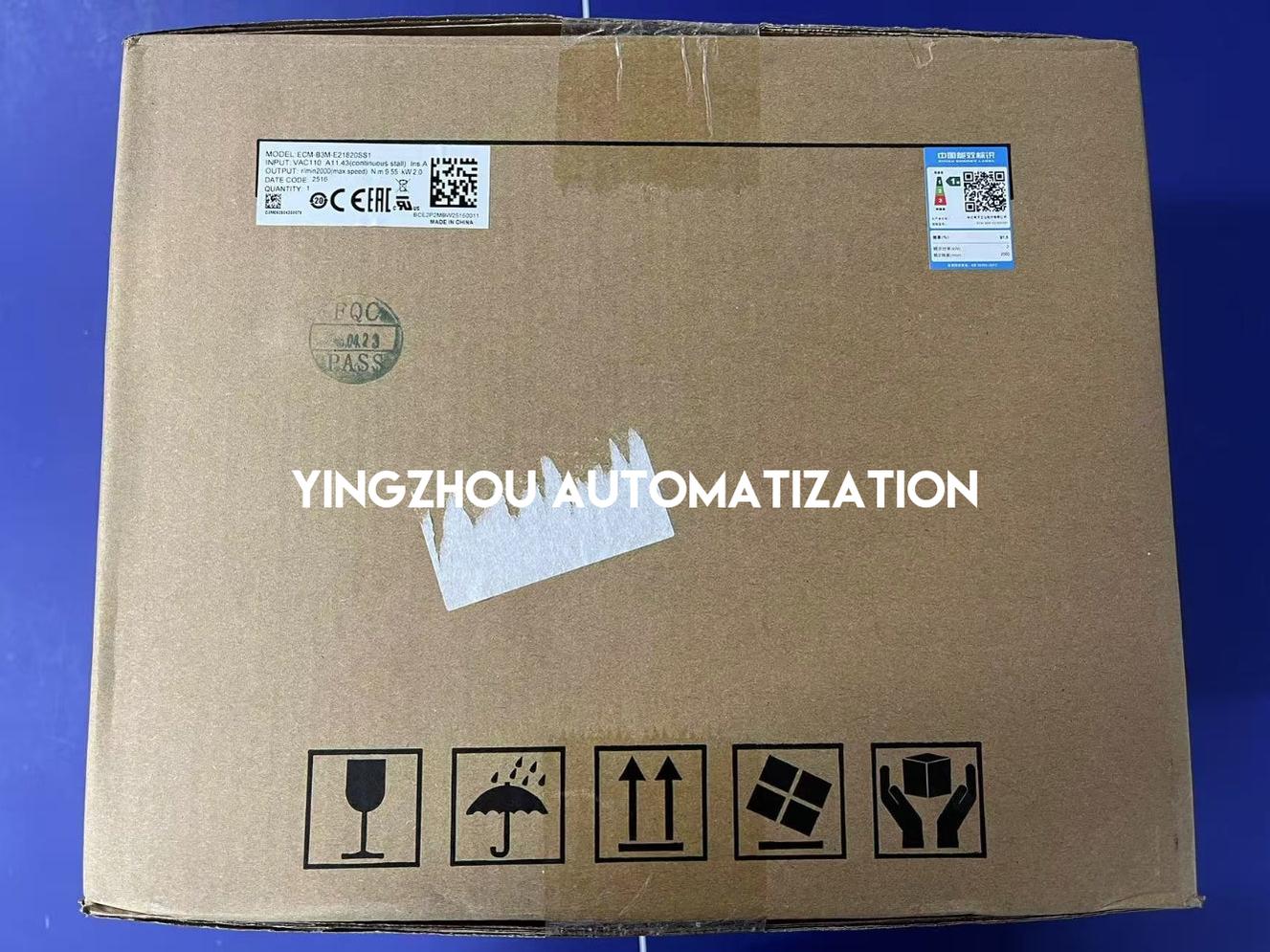 Delta ECM-B3M-E21820SS1 ECMA Series AC Servo Motor | 2kW 2000 RPM Medium Inertia with Brake | Brand New Original-YingZhou Automatization