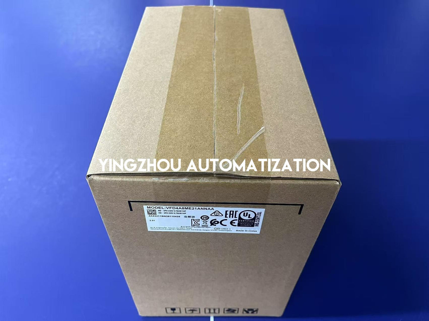 Delta ME300 Series Frequency Inverter Drive VFD4A8ME21ANNAA 0.75KW 1HP 230V 5A 1Phase VFD-YingZhou Automatization