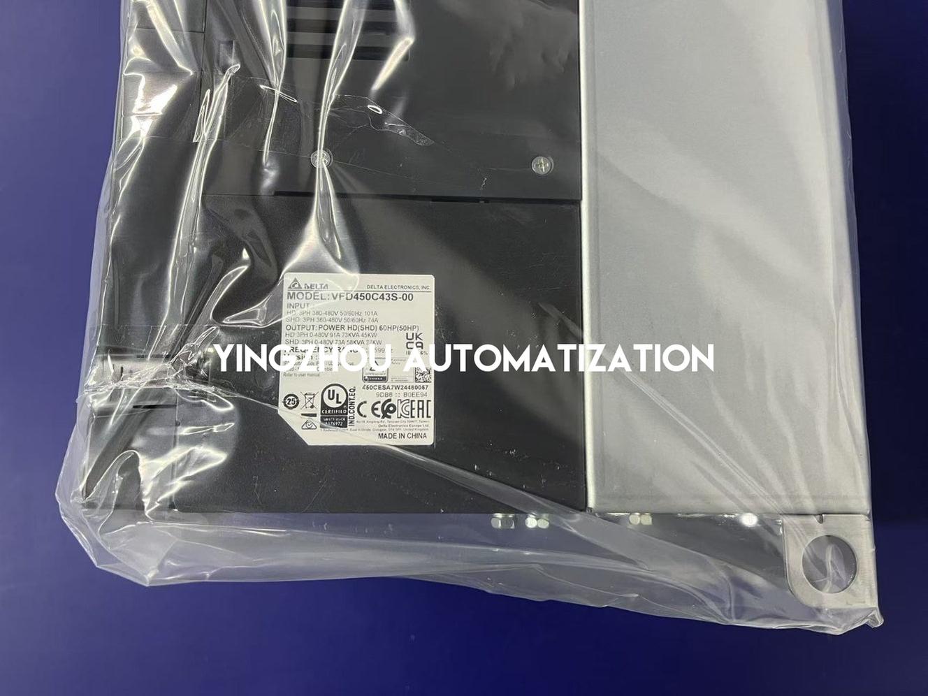 Delta VFD C2000+ Series Frequency Inverter VFD450C43S-00 45KW 60HP 460VAC 91A 3Phase-YingZhou Automatization