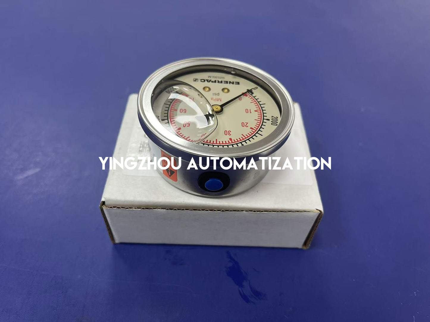 ENERPAC G2535LM Hydraulic Pressure Gauge 2.50 in. Face Lower Mount Glycerine Filled 10000 maximum psi-YingZhou Automatization