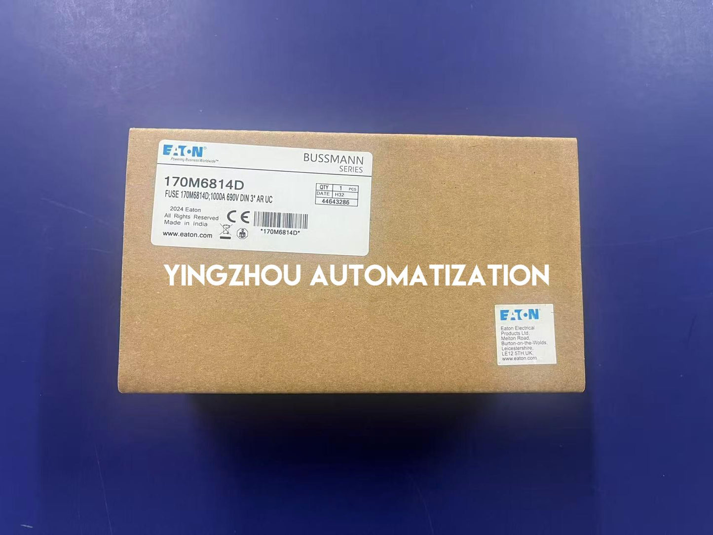 Eaton Bussmann 170M6814D Fuse | Square Body High-Speed Fuse 1000V 800A Size 3 | Brand New Original-YingZhou Automatization
