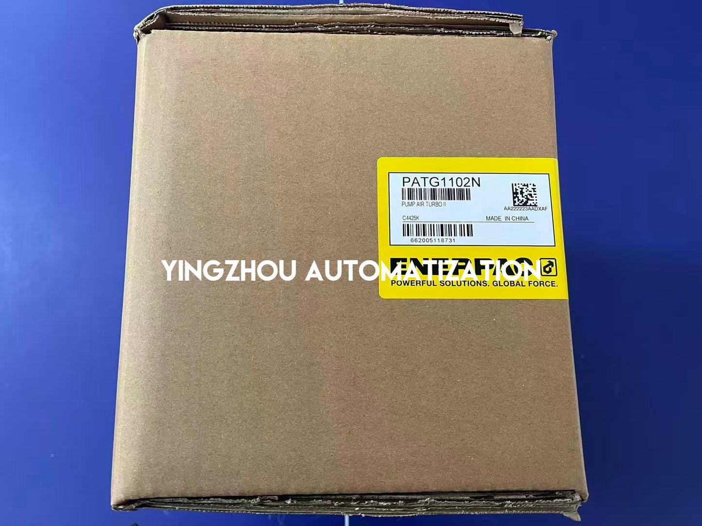 Enerpac PATG1102N Turbo II Air Hydraulic Foot Pump | 10,000 psi, 127 in³ Oil-YingZhou Automatization