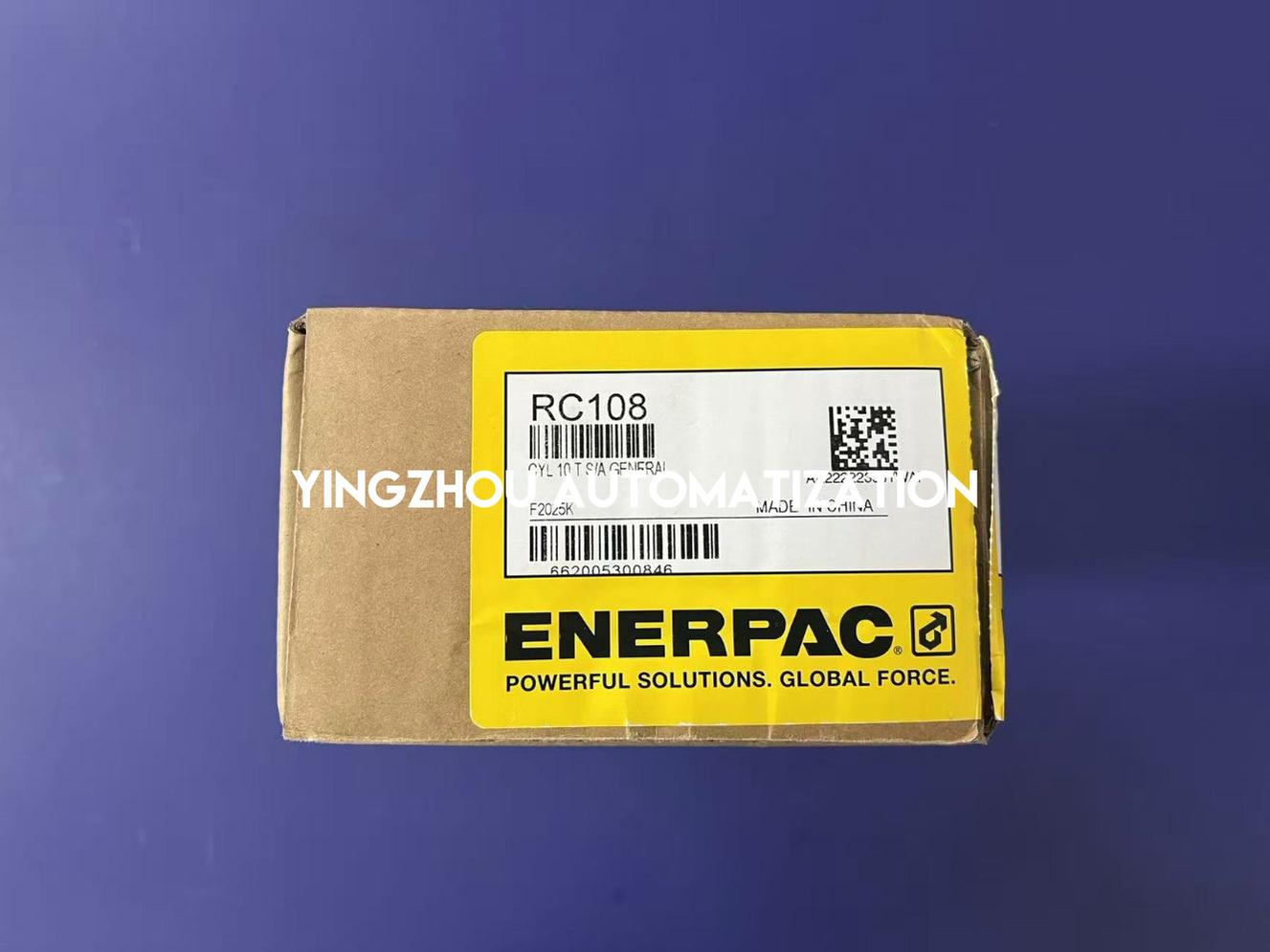 Enerpac RC108 | General Purpose Hydraulic Cylinder | 10 Ton Class | 8.00" (203mm) Stroke | Single-Acting Spring Return Trio | Brand New Original-YingZhou Automatization