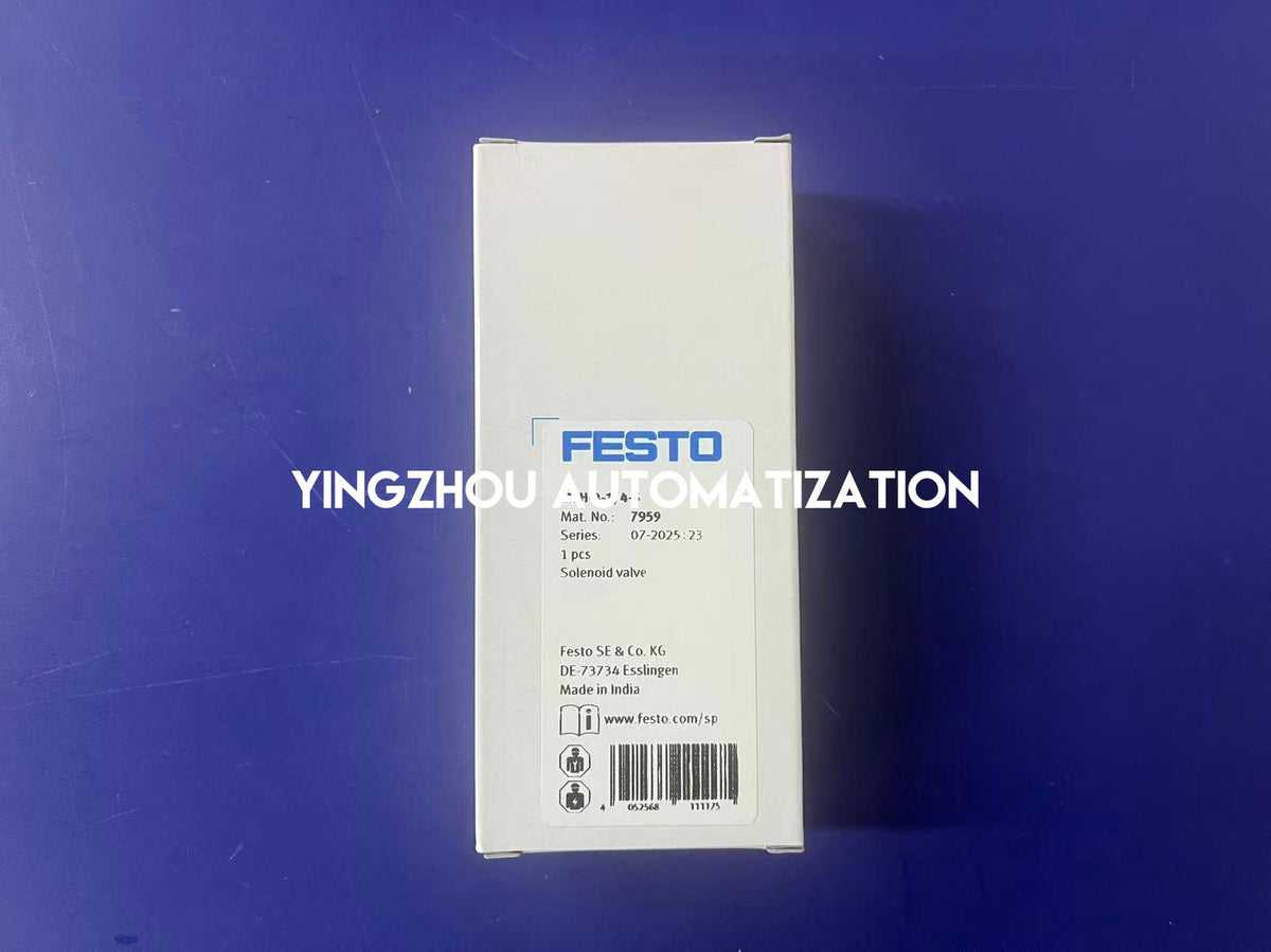 FESTO MFH-3-1/4-S 7959 3/2-Way Normally Closed Solenoid Valve G1/4 800 L/min-YingZhou Automatization