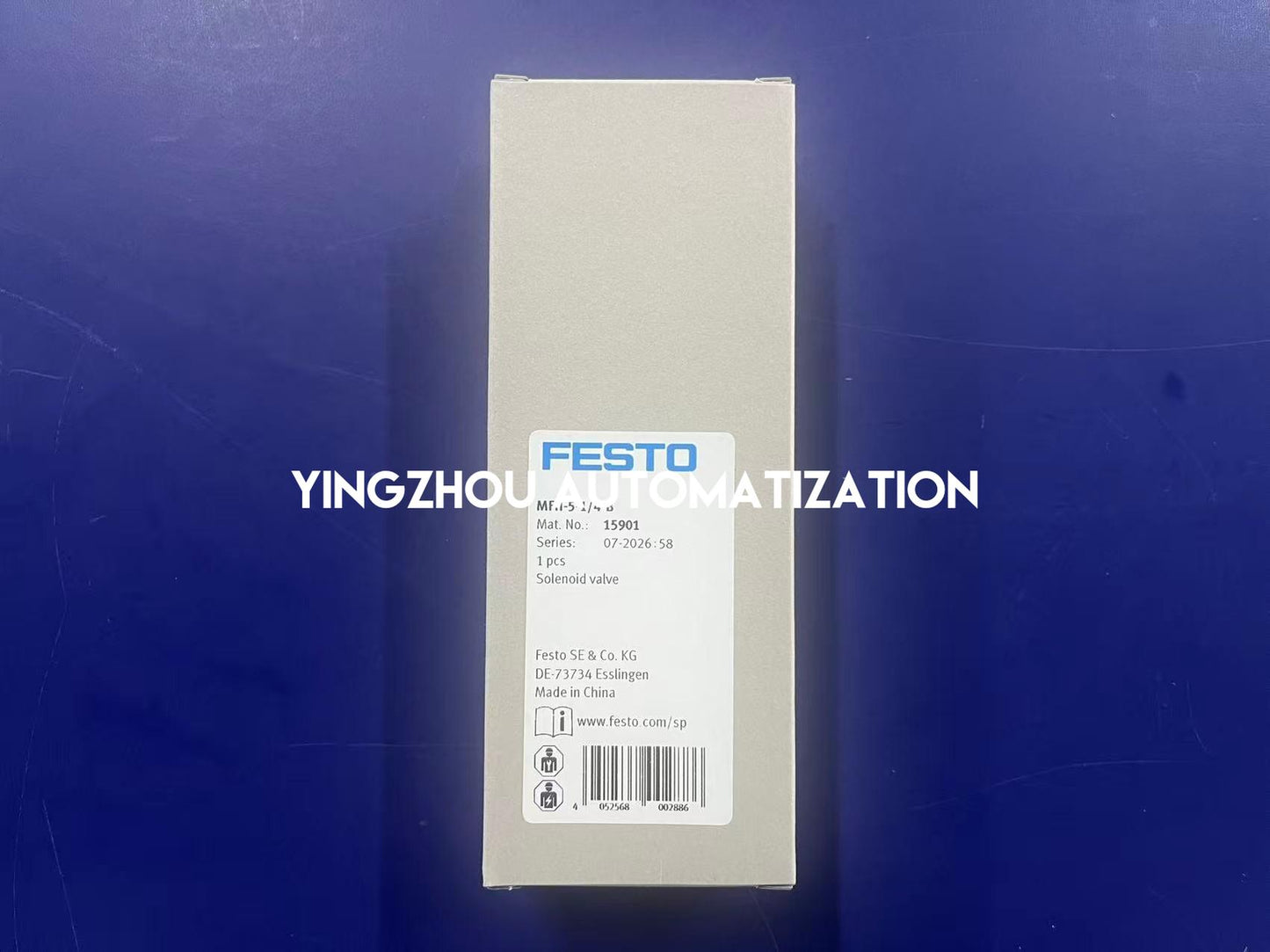 FESTO MFH-5-1/4-B Solenoid Valve | 15901 Tiger Classic 5/2-Way Pneumatic Valve G1/4 | Brand New Original-YingZhou Automatization