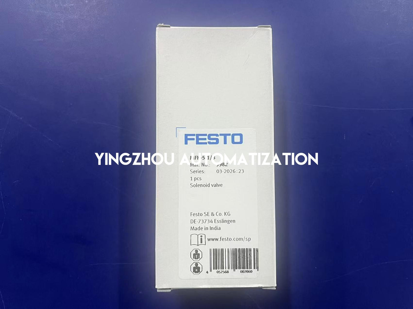 FESTO MFH-5-1/8 Solenoid Valve | 9982 Tiger Classic 5/2-Way Pneumatic Valve G1/8 | Brand New Original-YingZhou Automatization