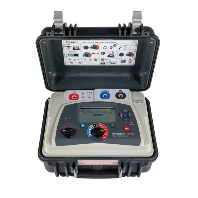 Megger MIT525 Advanced 5 kV Insulation Resistance Tester - 10 TΩ, Data Logging & USB-YingZhou Automatization