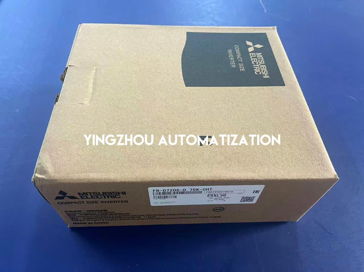 Mitsubishi FR-D720S-0.75K-CHT Inverter Drive | FR-D700 Series | 0.75kW 1HP 4.2A | Single-Phase 200V | Brand New Original-YingZhou Automatization