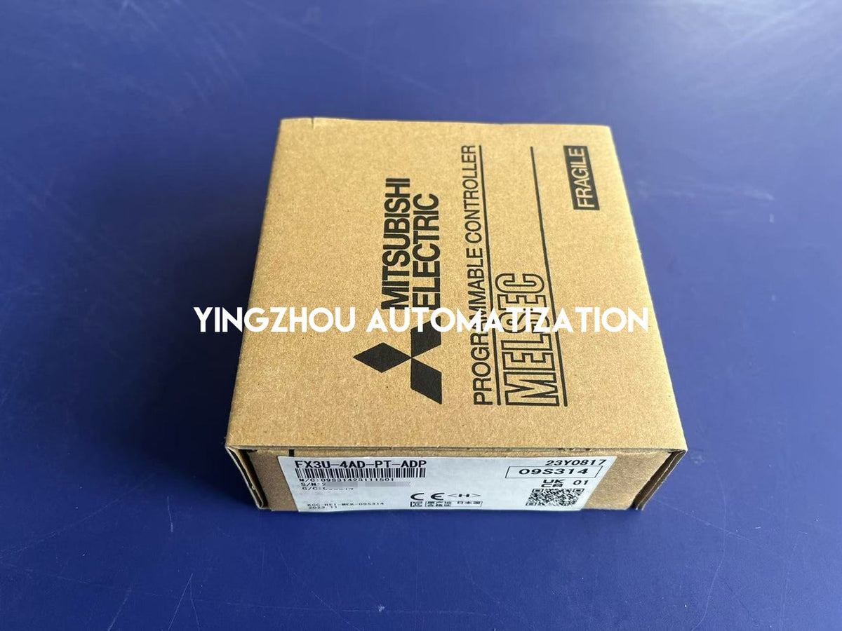 Mitsubishi FX3U-4AD-PT-ADP FX3U 4-Channel Pt100 3-Wire Temperature Sensor Input Adapter -50 to 250°C-YingZhou Automatization