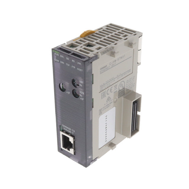 Omron CJ1W-ETN21 Sysmac PLC Ethernet Unit | 100Mbps, FINS/TCP, FINS/UDP, CJ-Series-YingZhou Automatization