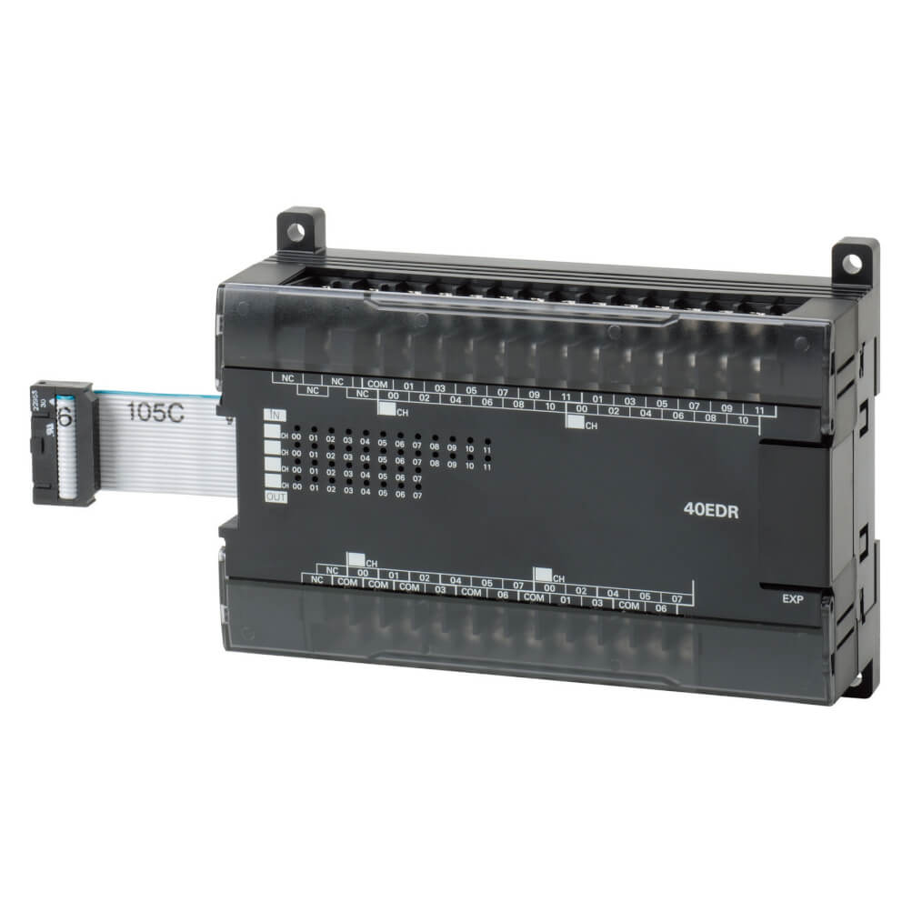 Omron CP1W-40EDT Expansion I/O Unit | 40 Points (24 DI/16 DO), NPN Transistor, for CP1H/CP1L/CP1E-YingZhou Automatization