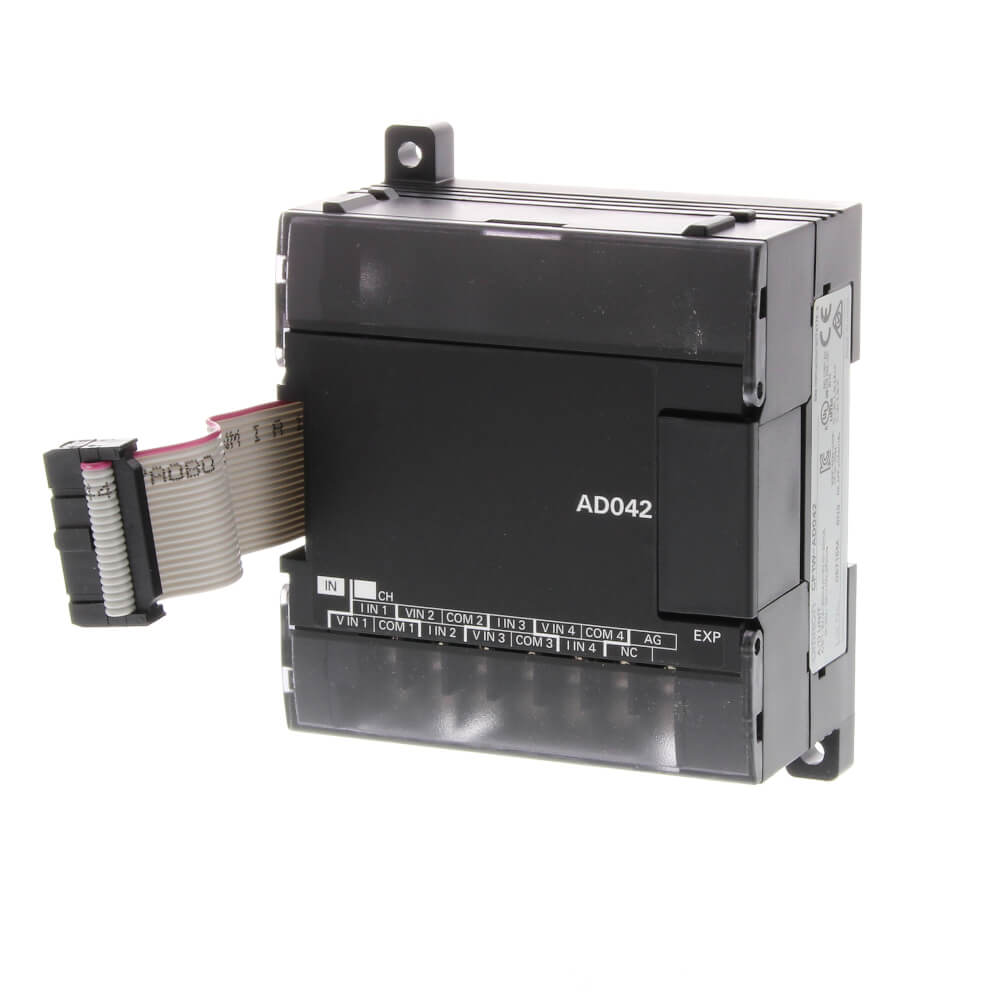 Omron CP1W-AD042 Analog Input Unit | 4-Channel, 1/12,000 Resolution, for CP1H / CP1L / CP1E Series-YingZhou Automatization