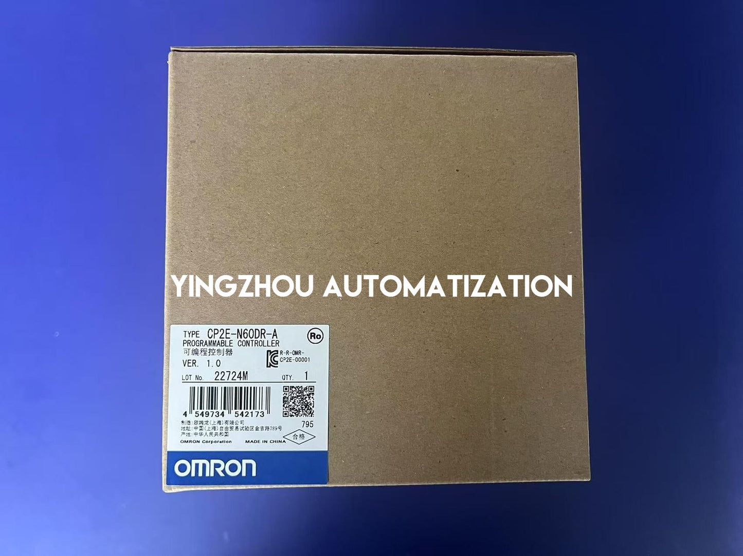 Omron CP2E-N60DR-A PLC Controller | 60 I/O, Relay Output, Built-in Ethernet, CP2E Series, Brand New Original-YingZhou Automatization
