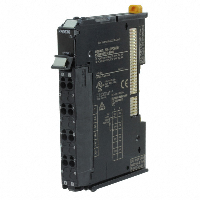 Omron NX-PF0630 Sysmac PLC I/O Power Feed Unit | 24V DC, 4A, NX-Series-YingZhou Automatization