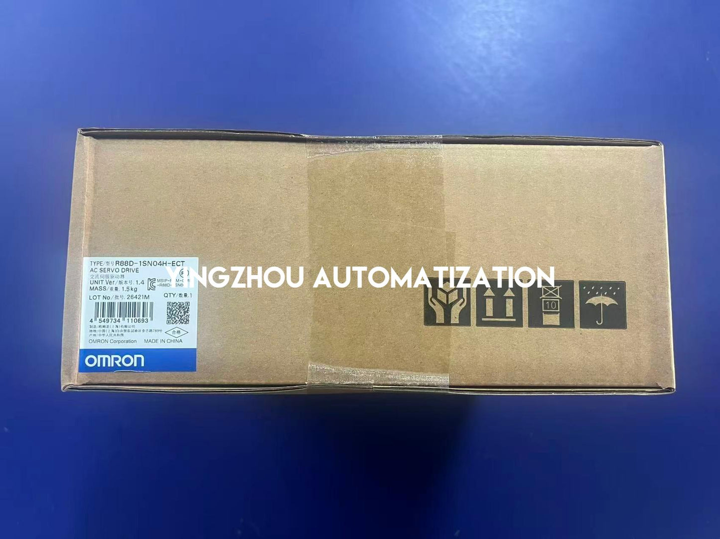 Omron R88D-1SN04H-ECT 1S Servo Drive | 400W 200V | EtherCAT | Brand New Original-YingZhou Automatization