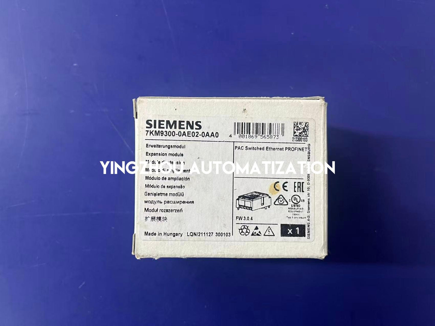 SIEMENS Expansion Module Switched Ethernet PROFINET V3 7KM9300-0AE02-0AA0-YingZhou Automatization