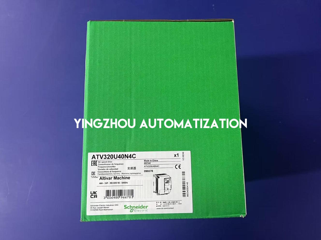 Schneider Altivar ATV320 Series Frequency Inverter ATV320U40N4C 4KW 5HP 9.5A 380-500V IP20-YingZhou Automatization