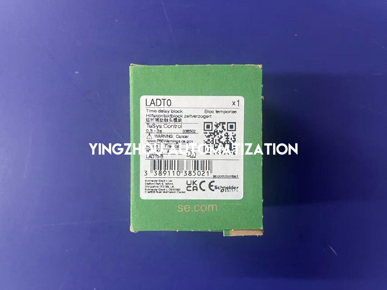 Schneider Electric LADT0 TeSys Deca Pneumatic Time Delay Auxiliary Contact | On Delay 0.1-3s, 1NO+1NC-YingZhou Automatization