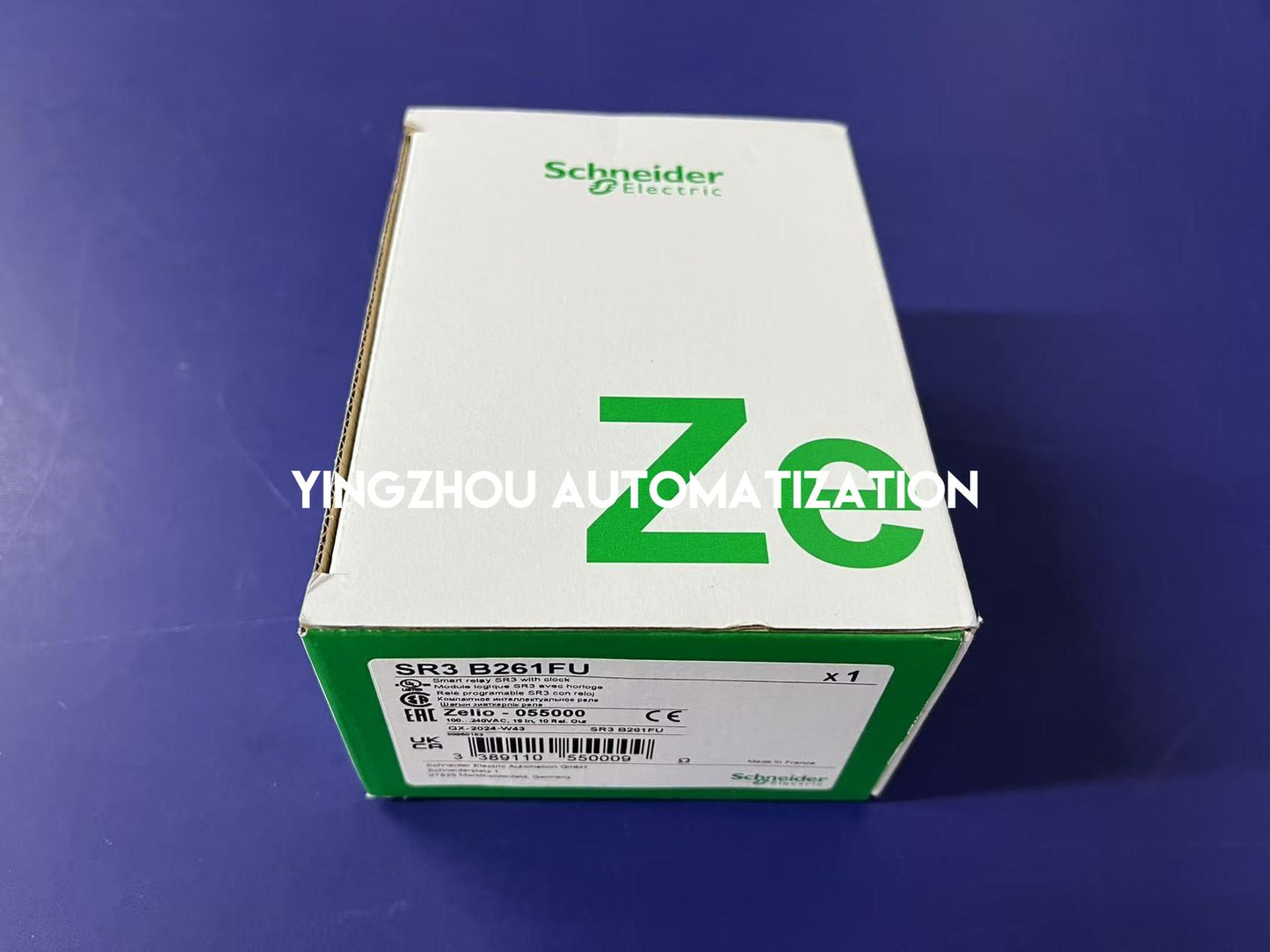 Schneider Electric SR3B261FU Zelio Logic Modular Smart Relay | 26 I/O, 100-240V AC, with Clock & Display-YingZhou Automatization