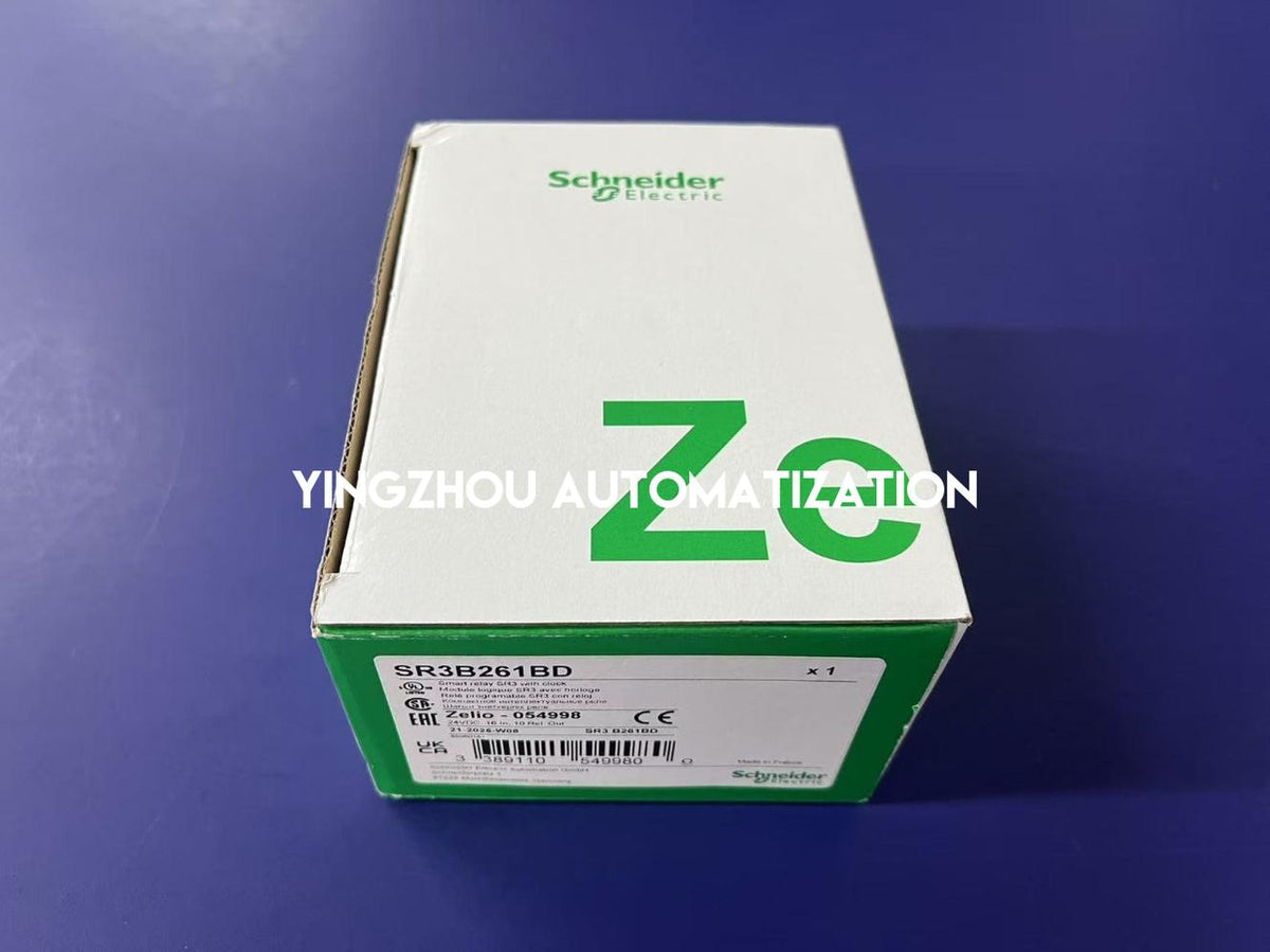 Schneider SR3B261BD Zelio Logic 26 I/O Modular Smart Relay 24V DC with Clock & Display-YingZhou Automatization