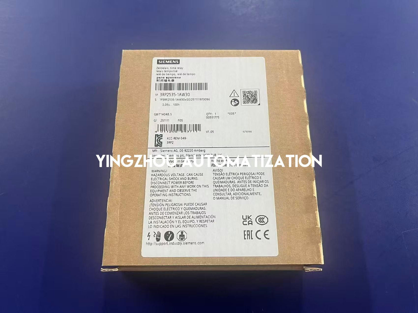 Siemens 3RP2535-1AW30 Timing Relay | SIRIUS Series | Multifunction | Screw Terminals | Brand New Original-YingZhou Automatization